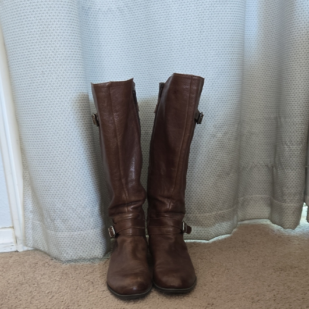 Naturalizer Dark Brown Over the Knee Boots